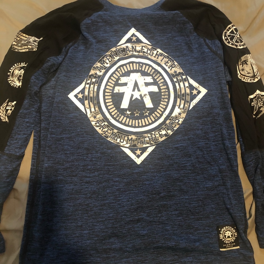 American Fighter long sleeve graphic Tee